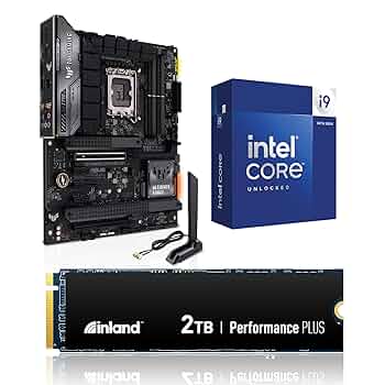 S*e様 【大特価】i9 14900KF TUF Z790 DDR4 32GB Amazon.com: INLAND 3-in-1 Combo: Intel Core i9-14900K CPU+